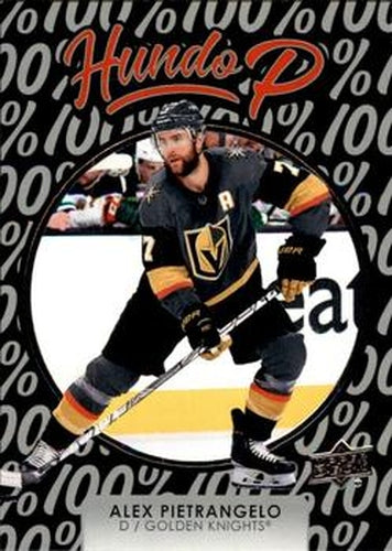 #HP-6 Alex Pietrangelo - Vegas Golden Knights - 2021-22 Upper Deck - Hundo P Hockey