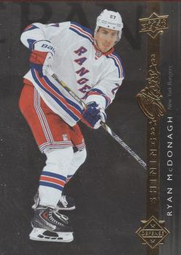 #SS-6 Ryan McDonagh - New York Rangers - 2014-15 Upper Deck - Shining Stars Hockey
