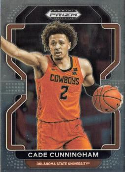 #6 Cade Cunningham - Oklahoma State Cowboys - 2022 Panini Prizm Draft Picks Basketball