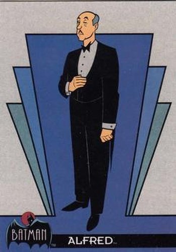 #6 Alfred Pennyworth - 1993 Topps Batman The Animated Series