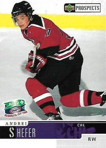 #6 Andrei Shefer - Halifax Mooseheads - 1999-00 Upper Deck Sobeys Kraft Memorial Cup Hockey