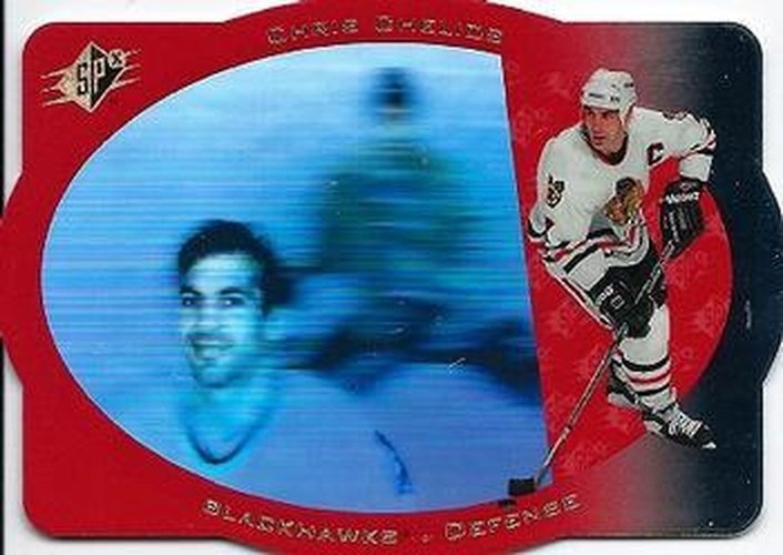 #6 Chris Chelios - Chicago Blackhawks - 1996-97 SPx Hockey