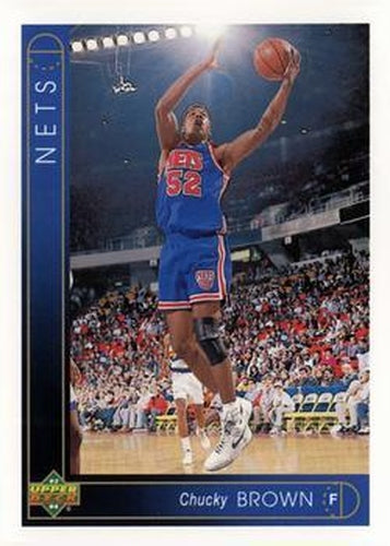#6 Chucky Brown - New Jersey Nets - 1993-94 Upper Deck Basketball