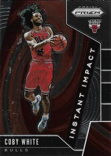 #6 Coby White - Chicago Bulls - 2019-20 Panini Prizm - Instant Impact Basketball