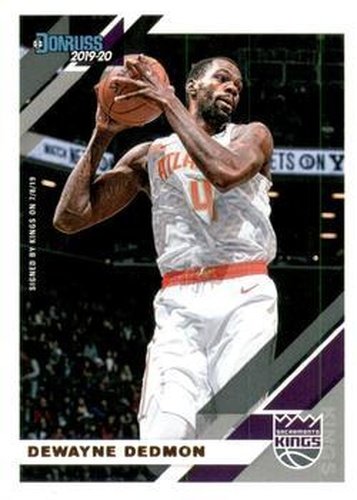 #6 Dewayne Dedmon - Sacramento Kings - 2019-20 Donruss Basketball