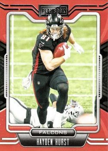 #6 Hayden Hurst - Atlanta Falcons - 2021 Panini Playbook Football