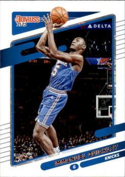 #6 Immanuel Quickley - New York Knicks - 2021-22 Donruss Basketball