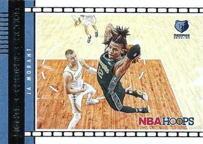 #6 Ja Morant - Memphis Grizzlies - 2021-22 Hoops - Lights Camera Action Basketball