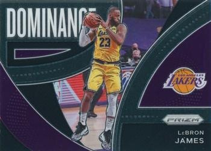 #6 LeBron James - Los Angeles Lakers - 2021-22 Panini Prizm - Dominance Basketball