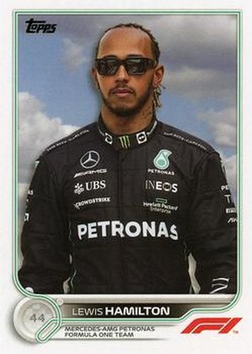 #6 Lewis Hamilton - Mercedes-AMG Petronas F1 - 2022 Topps Formula 1 Racing