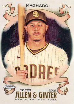 #6 Manny Machado - San Diego Padres - 2021 Topps Allen & Ginter Chrome Baseball
