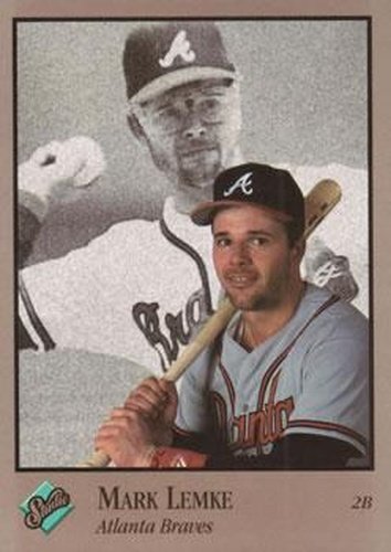#6 Mark Lemke - Atlanta Braves - 1992 Studio Baseball