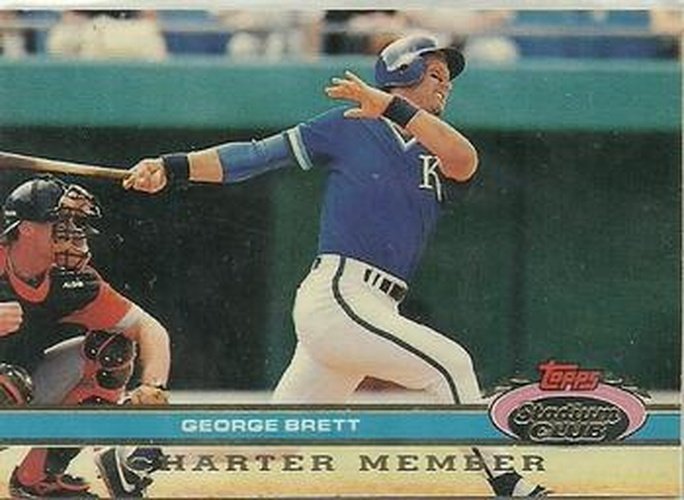 #NNO6a George Brett - Kansas City Royals - 1991 Stadium Club Charter Member