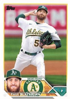 #6 Paul Blackburn - Oakland Athletics - 2023 Topps Baseball