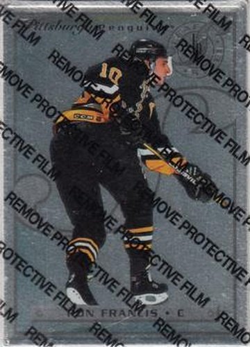 #6 Ron Francis - Pittsburgh Penguins - 1996-97 Leaf Preferred - Steel Hockey