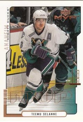 #6 Teemu Selanne - Anaheim Mighty Ducks - 2000-01 Upper Deck MVP Hockey