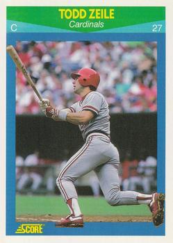 #6 Todd Zeile - St. Louis Cardinals - 1990 Score Rising Stars Baseball