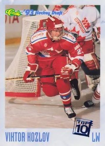 #6 Viktor Kozlov - Russia - 1993 Classic '93 Hockey Draft Hockey