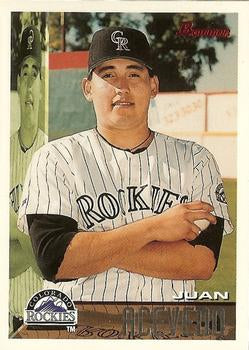 #6 Juan Acevedo - Colorado Rockies - 1995 Bowman Baseball