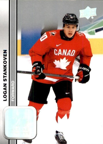 #6 Logan Stankoven - Canada - 2023 Upper Deck Team Canada Juniors Hockey