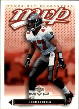 #6 John Lynch - Tampa Bay Buccaneers - 2003 Upper Deck MVP Football