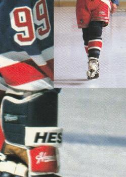 #6 Wayne Gretzky - New York Rangers - 1999-00 Upper Deck McDonald's Wayne Gretzky Performance for the Record - Puzzle/Checklist Hockey
