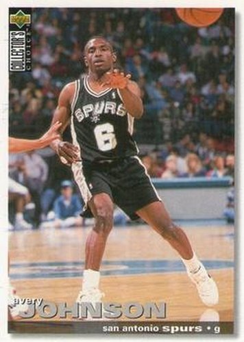 #6 Avery Johnson - San Antonio Spurs - 1995-96 Collector's Choice Basketball
