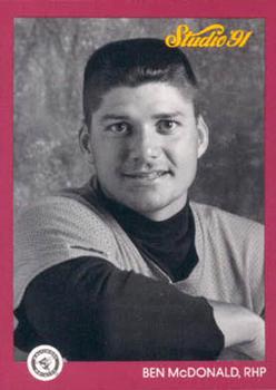 #6 Ben McDonald - Baltimore Orioles - 1991 Studio Baseball