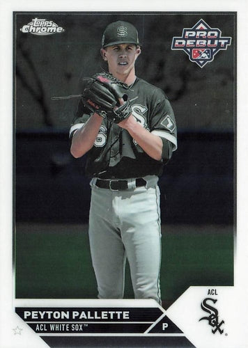 #PDC-6 Peyton Pallette - ACL White Sox - 2023 Topps Pro Debut - Chrome Baseball