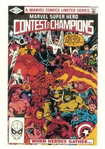 #6 Marvel Superhero - Contest of Champions Limited Series - 1991 Comic Images Marvel Comics First Covers II