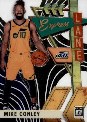 #6 Mike Conley - Utah Jazz - 2019-20 Donruss Optic - Express Lane Basketball