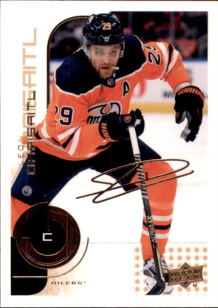 #6 Leon Draisaitl - Edmonton Oilers - 2022-23 Upper Deck MVP - 20th Anniversary Hockey
