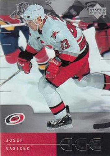 #66 Josef Vasicek - Carolina Hurricanes - 2000-01 Upper Deck Ice Hockey
