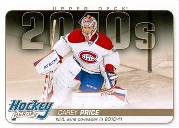 #HH84 Carey Price - Montreal Canadiens - 2011-15 Upper Deck - Hockey Heroes
