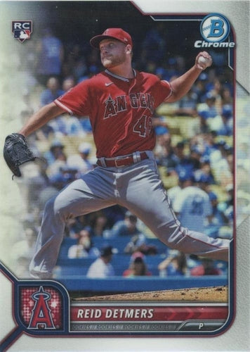 #6b Reid Detmers - Los Angeles Angels - 2022 Bowman Chrome Baseball