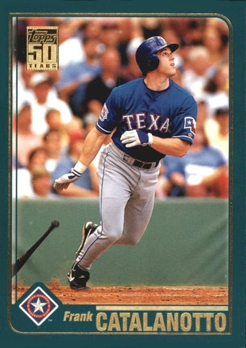 #700 Frank Catalanotto - Texas Rangers - 2001 Topps Baseball