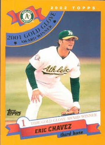 #700 Eric Chavez - Oakland Athletics - 2002 Topps Baseball