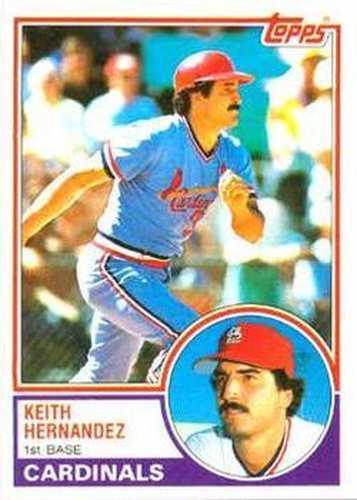 #700 Keith Hernandez - St. Louis Cardinals - 1983 Topps Baseball