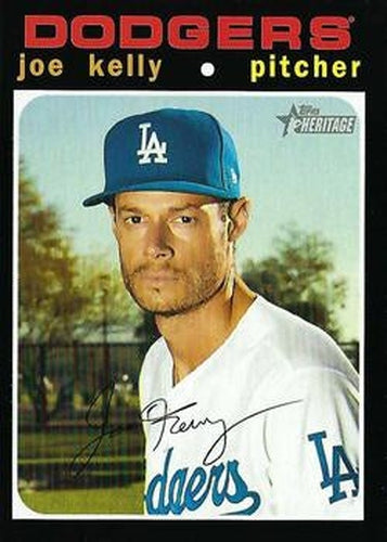#701 Joe Kelly - Los Angeles Dodgers - 2020 Topps Heritage Baseball