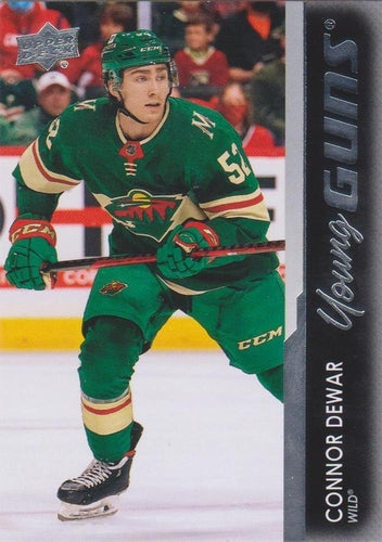 #702 Connor Dewar - Minnesota Wild - 2021-22 Upper Deck Hockey