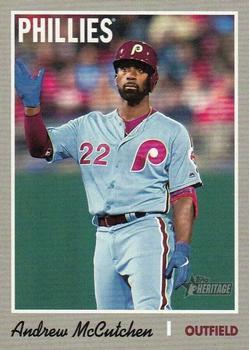 #702c Andrew McCutchen - Philadelphia Phillies - 2019 Topps Heritage Baseball