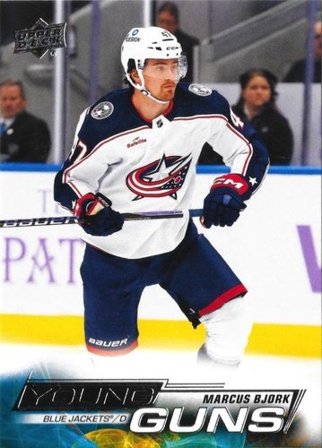 #703 Marcus Bjork - Columbus Blue Jackets - 2022-23 Upper Deck Hockey