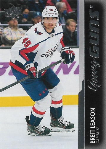 #703 Brett Leason - Washington Capitals - 2021-22 Upper Deck Hockey