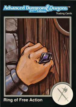 #704 Ring of Free Action - 1991 TSR Advanced Dungeons & Dragons - Silver