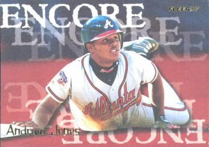 #704 Andruw Jones - Atlanta Braves - 1997 Fleer Baseball