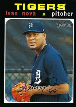 #704 Ivan Nova - Detroit Tigers - 2020 Topps Heritage Baseball
