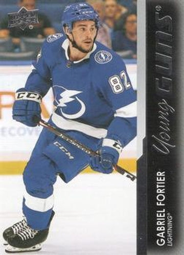 #704 Gabriel Fortier - Tampa Bay Lightning - 2021-22 Upper Deck Hockey