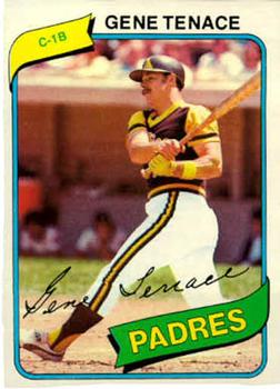 #704 Gene Tenace - San Diego Padres - 1980 Topps Baseball