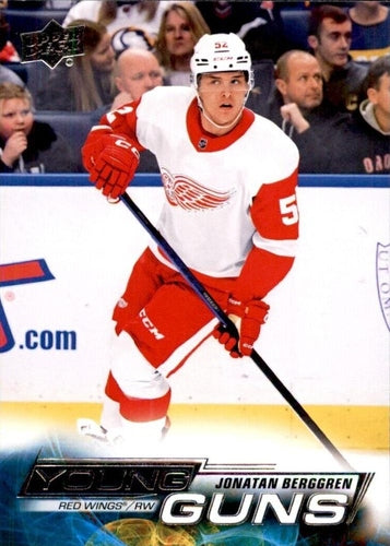#705 Jonatan Berggren - Detroit Red Wings - 2022-23 Upper Deck Hockey