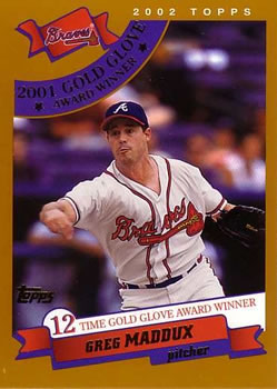 #705 Greg Maddux - Atlanta Braves - 2002 Topps Baseball